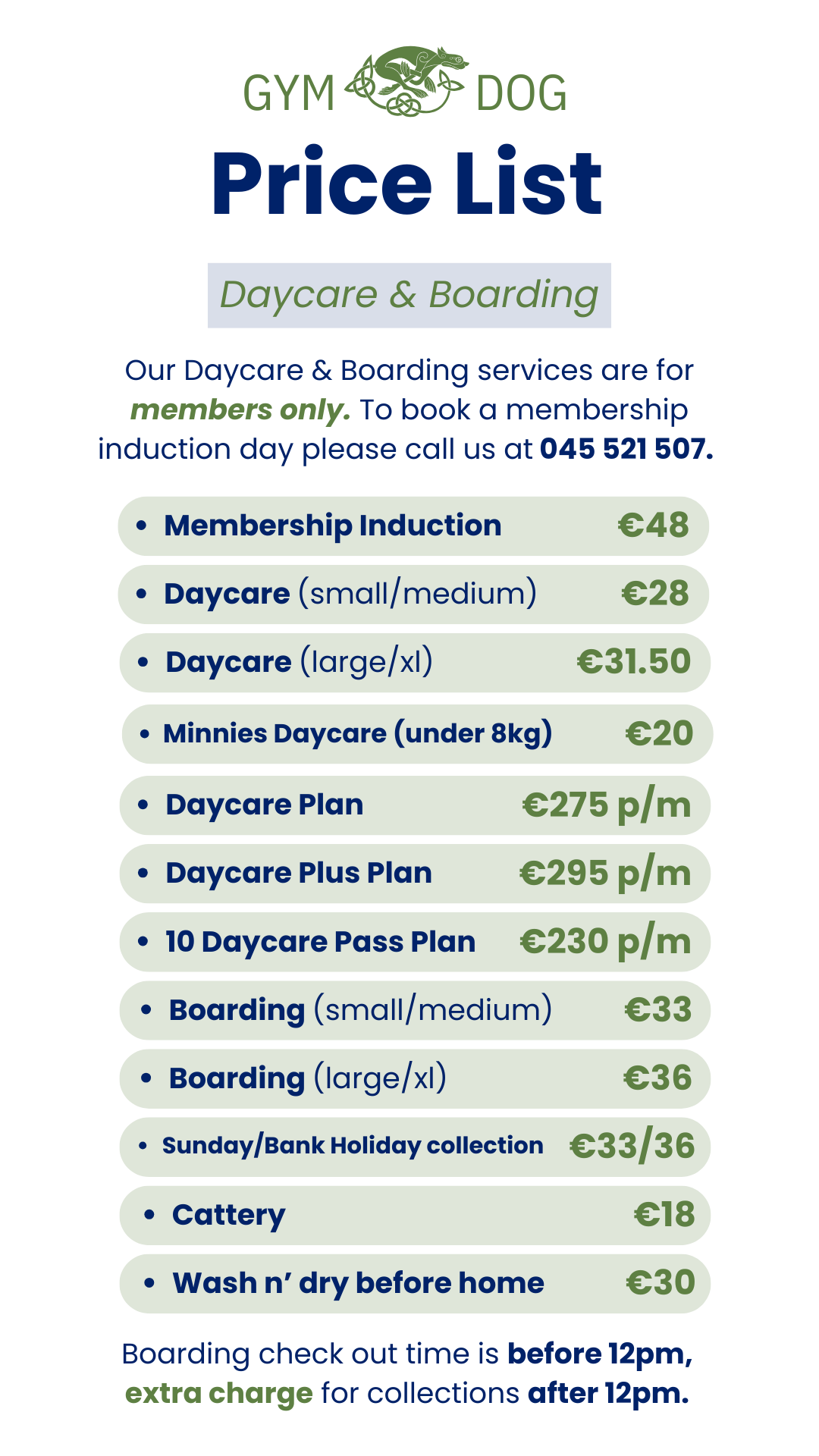 gym dog prices